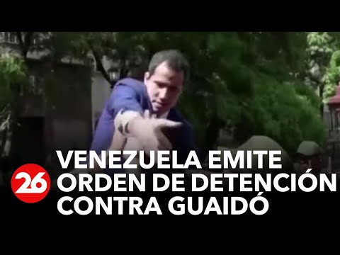 Emiten orden de detención contra Guaidó por presunto desfalco