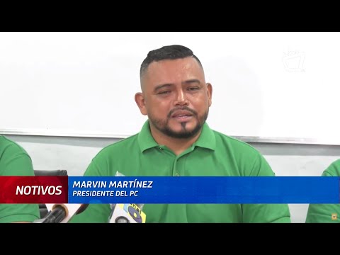 Marvin Martínez presenta su candidatura a la presidencia del PC