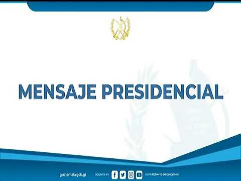 Presidente Giammattei anunció las disposiciones presidenciales para esta semana