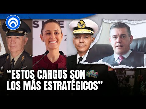 Sheinbaum estará acompañada de dos líderes militares con mucha experiencia: Juan Ibarrola