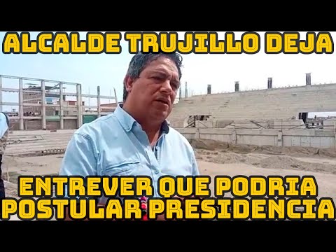 ALCALDE TRUJILLO ANUNCIA OBRAS DE ASFALTADO PARA DESARROLLO DE SU PUEBLO..