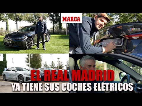 El Real Madrid se pasa a los coches eléctricos de BMW I MARCA