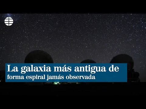 El radiotelescopio ALMA descubre la galaxia más antigua con forma espiral | EL MUNDO