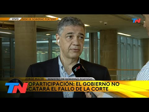 COPARTICIPACIÓN I Jorge Marcri: La primera responsabilidad es del presidente