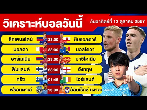 วิเคราะห์บอลวันนี้วันอาทิตย์ท