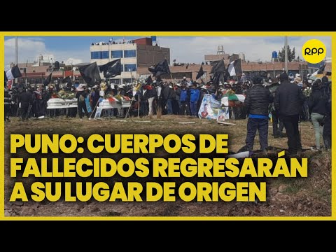 Trasladan cuerpos de fallecidos hacia el aeropuerto Inca Manco Cápac