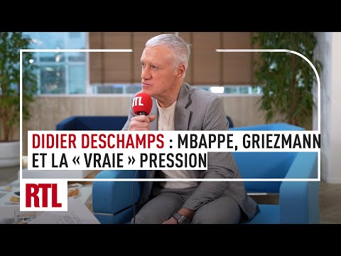 MBappe, Griezmann, la vraie pression sur les Français... D. Deschamps, invité de RTL Bonsoir !