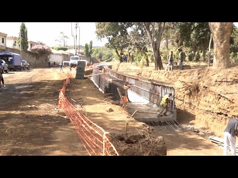 Managua avanzan obras de mejoramiento vial y drenaje pluvial en San Isidro de la Cruz Verde