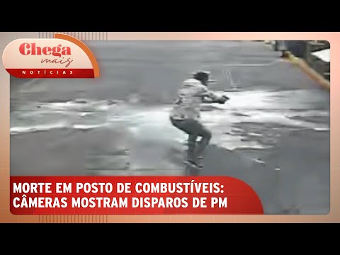 Morte de mulher em posto: câmeras flagram tiros de PM | Chega Mais Notícias (09/10/24)