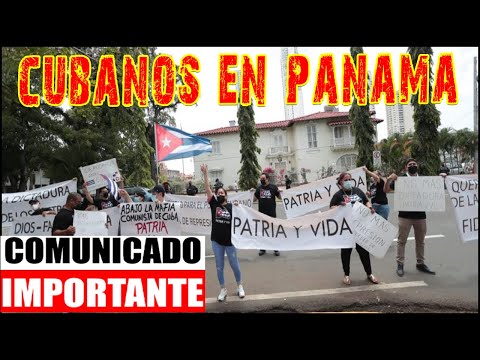 PROTESTA PACIFICA HOY LUNES 5PM FRENTE A LA EMBAJADA DE CUBA EN PANAMA ??PATRIA Y VIDA??