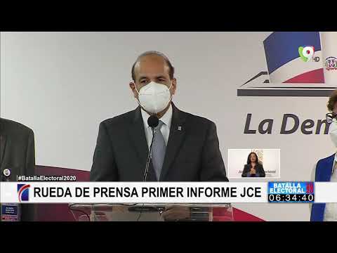 Primer informe JCE: Castaños recuerda a candidatos que nadie puede proclamarse ganador