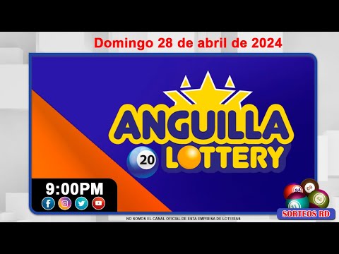 Anguilla Lottery en VIVO ?Domingo 28 de abril de 2024 - 9:00 PM