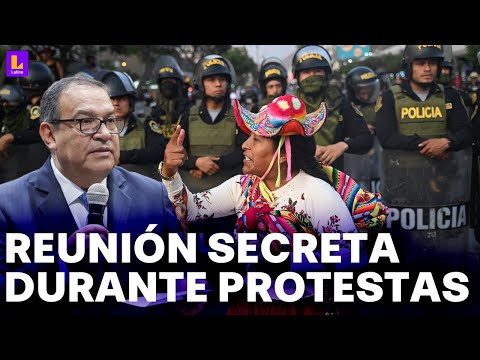 Alberto Otárola se reunió en secreto con jefes de las FF. AA. y PNP durante protestas