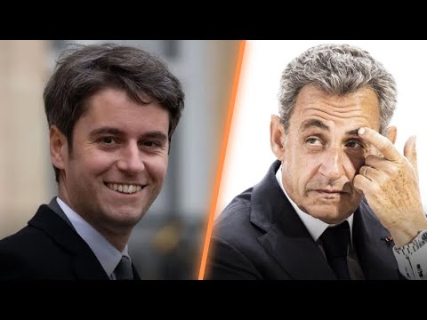 Gabriel Attal cre?e la surprise Il se?duit Nicolas Sarkozy avec un cadeau inattendu