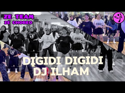 DIGIDI DIGIDI ➖ DJ ILHAM / ZUMBA / VIRAK TIKTOK / DANCE WORKOUT / CHOREO / ZE TEAM BALIKPAPAN 🖤💜