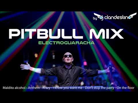 Pitbull mix - Maldito alcohol - Anthem - I know you want me - Don stop party