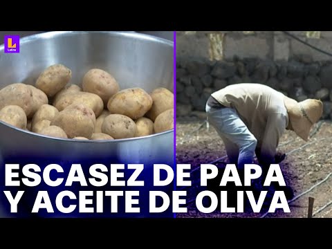 Escasez de papa y aceite de oliva en España: Son demasiado caras, no puedo comprarlas