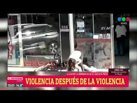 FAMILIA VIOLENTA: la hermana de su marido la golpeó en la calle - El Noti de la Gente