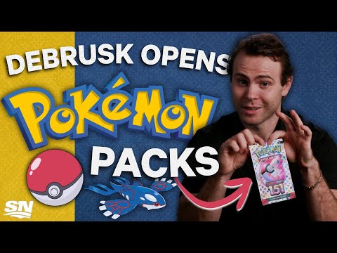 Jake DeBrusk Opens Pokémon Cards