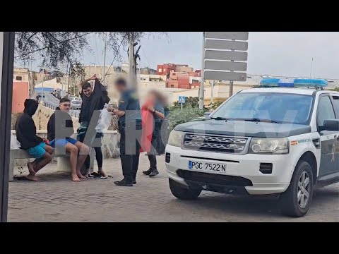 La Guardia Civil rescata a un grupo de argelinos en el Sarchal