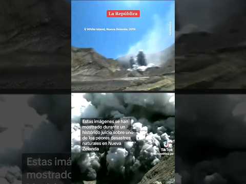 IMPACTANTE VÍDEO de la MORTAL ERUPCIÓN de un volcán en Nueva Zelanda #shorts