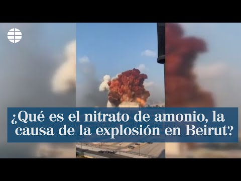 ¿Qué es el nitrato de amonio, la causa de la explosión en Beirut