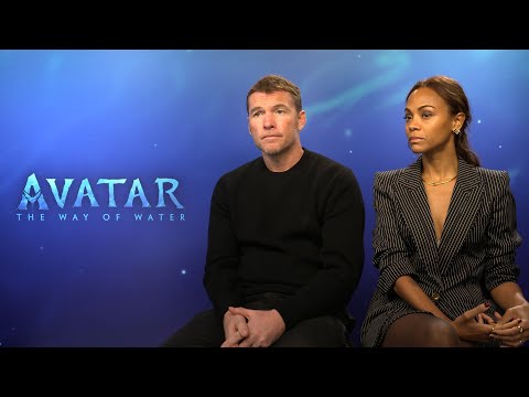 Sam Worthington y Zoe Saldaña protagonizan 'Avatar: El sentido del agua'
