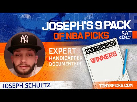 9 FREE NBA Picks and Predictions on NBA Betting Tips by Joseph Schultz, Saturday 3/16/2024