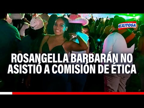 Rosangella Barbarán no se presentó a audiencia de Comisión tras asistir a concierto de Karol G
