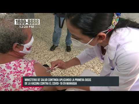 Continúa jornada de vacunación contra el COVID-19 en Managua - Nicaragua