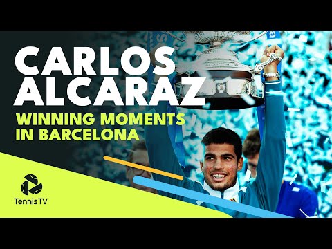 Tennis 🎾 Carlos Alcaraz Championship Point, Trophy Lift & Speech | Barcelona 2022 Final