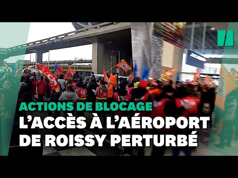 Grève du 23 mars : l’accès à l’aéroport de Roissy perturbé, des blocages dans toute la France