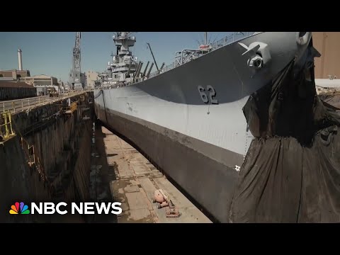 America's most decorated battleship, the USS New Jersey, gets a facelift