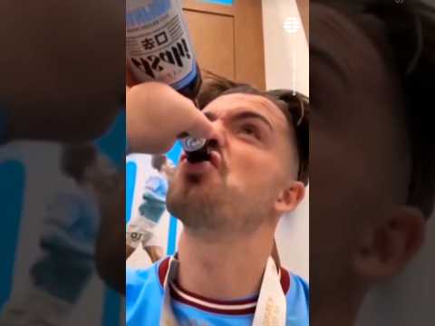 Jack Grealish, el alma de los tres días de fiesta tras ganar la Champions #manchester #jackgrealish