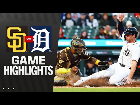 Padres vs. Tigers Game Highlights (4/21/25) | MLB Highlights