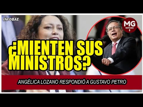 MIENTEN  FUERTES CRÍTICA ANGÉLICA LOZANO A RESPUESTA DE PETRO