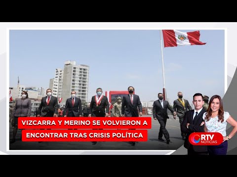 Vizcarra y Merino se volvieron a encontrar tras crisis política  - RTV Noticias