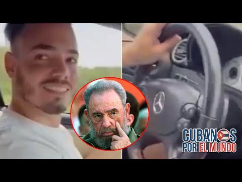 Sandro Castro, nieto de Fidel Castro presume su Mercedes en medio de la miseria se vive en Cuba