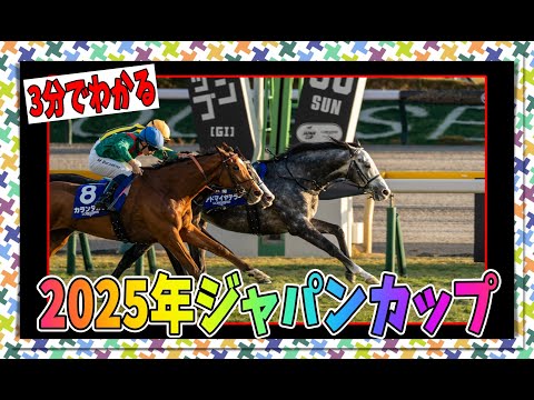 3分でわかる2025ジャパンカップについてお気持ち表明（ただのレース解説）【biimシステム】