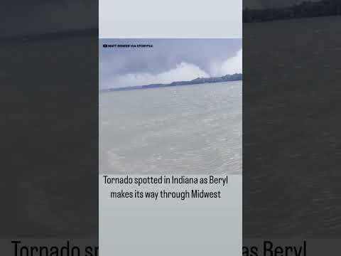 Powerful Tornado Touches Down as Remnants of Beryl Linger in Midwest