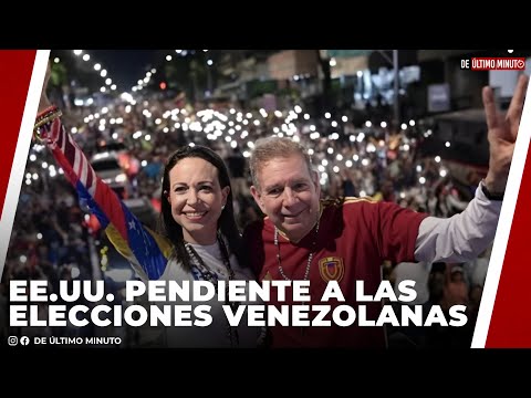 ESTADOS UNIDOS DICE NO ACEPTARÁ REVUELTAS EN ELECCIONES VENEZOLANAS