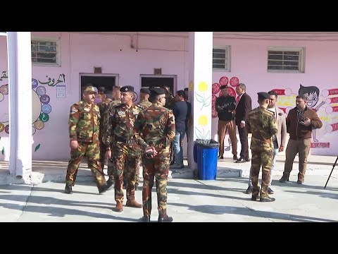 Iraqi security personnel start casting their ballots, two days ahead of nation's provincial counci
