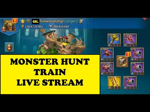 LIVE STREAM - MONSTER HUNT TRAIN - Juuner challenge day 11/30 @RedruMw3