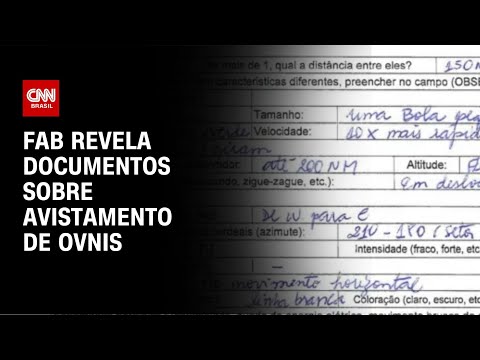 FAB revela documentos sobre avistamento de ovnis | CNN NOVO DIA