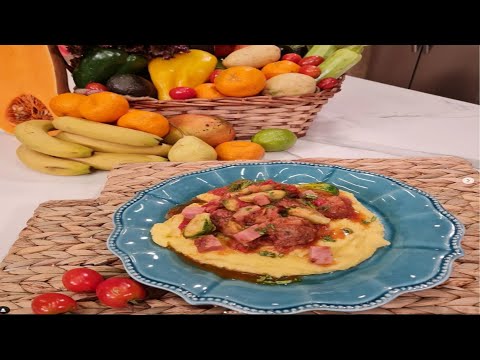 Albóndigas con polenta cremosa | Basta de Cháchara | 25-07-2022