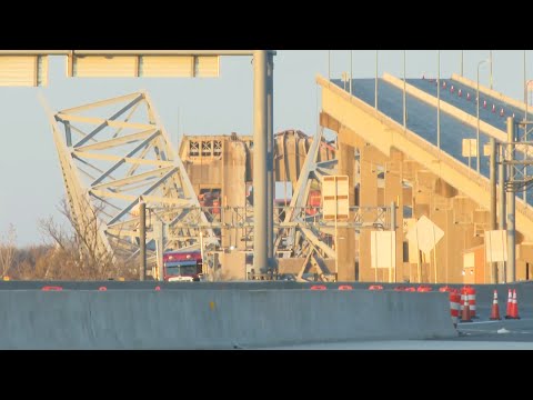 Scène après l'effondrement d'un pont autoroutier de Baltimore | AFP Images