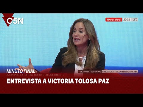 VICTORIA TOLOSA PAZ: ¨Prefiero unas PASO WADO vs. SCIOLI¨
