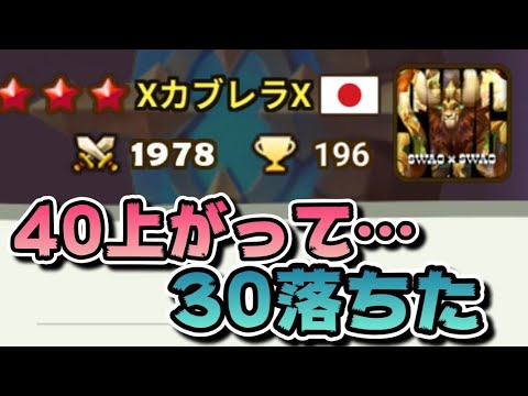 【Summoners War】生放送　40上がって30落ちた　クソゲーズウォー夕方編∠( ﾟдﾟ)／