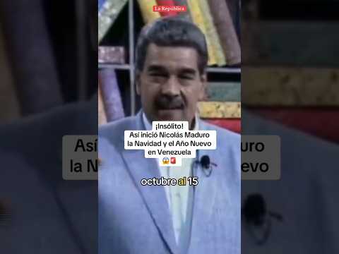 Así inició NICOLÁS MADURO la Navidad y Año Nuevo en VENEZUELA #shorts #lr