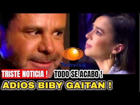 HACE UNAS HORAS ! TRISTE NOTICIA ! Adios Biby Gaitan LAMENTABLE NOTICIA Eduardo Capetillo Hoy !